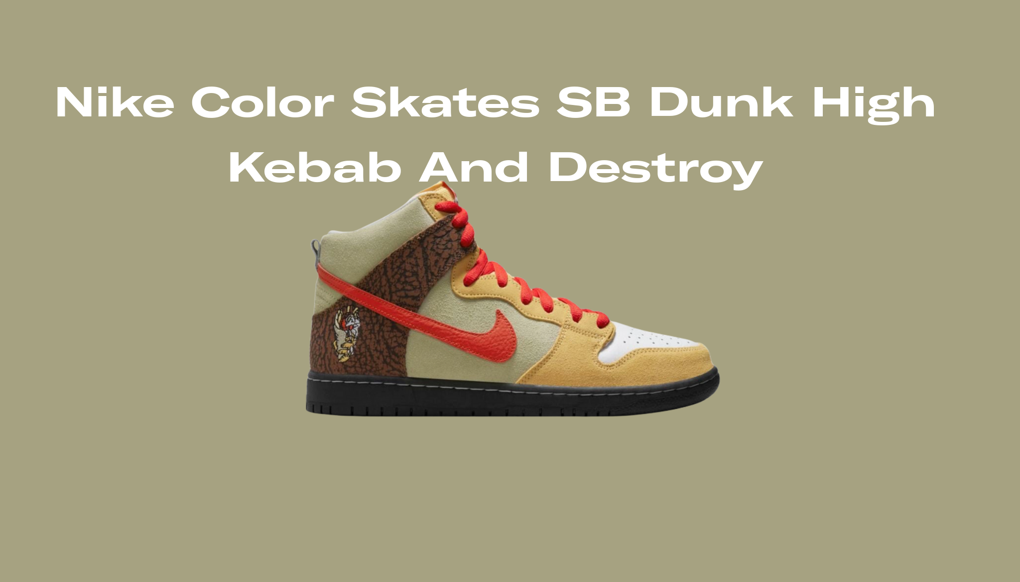 Nike Color Skates SB Dunk High Kebab And Destroy Raffle Links | How to Cop